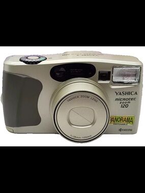 Yashica Vintage Microtec Zoom 120 Point & Shoot Analogue Camera Gold